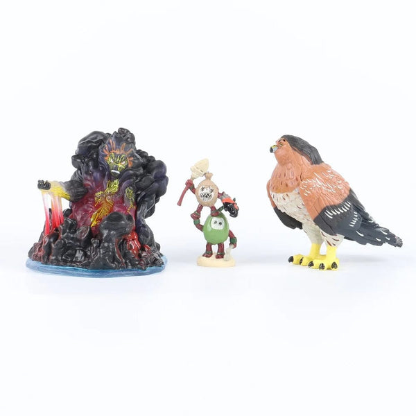 Planet Gates 6/10Pcs Set Disney Movie Moana Figure Dolls Set Demigod Maui Moana Waialiki Heihei Action Figure Model Kids birthday Gift