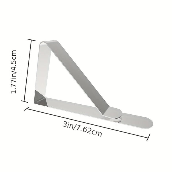 Planet Gates 6/12/18/24/30pcs Tablecloth Clips, Heavy Duty Picnic Table Clips, Stainless Steel Table Cloth Cover Clamps, Table Cloth Holders Ideal For Restaurant Picnics Marquees Weddings Graduation Party