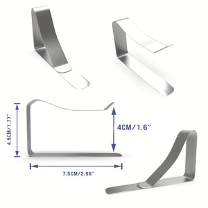 Planet Gates 6/12/18/24/30pcs Tablecloth Clips, Heavy Duty Picnic Table Clips, Stainless Steel Table Cloth Cover Clamps, Table Cloth Holders Ideal For Restaurant Picnics Marquees Weddings Graduation Party