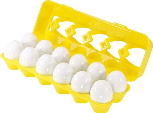 Planet Gates 6/12PCS Montessori Smart Eggs In Cup Education Early Learning Geometric Shape Math Alphabet Puzzle Sorter Game Baby Toy Children