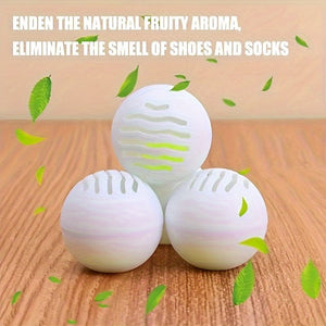 Planet Gates 6/12pcs Shoe Deodorant Balls, Long-lasting Aromatic Freshener Deodorant Solid Air Cleaning Balls, Deodorant Aromatherapy Bags, Home Decor, Room Decor, Aromatherapy Gift
