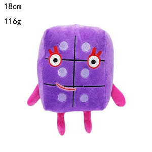 Planet Gates 6 14-30cm Cartoon number Plush Doll Toy Educational Stuffed Movie TV number Toys Kids Gift early childhood education doll