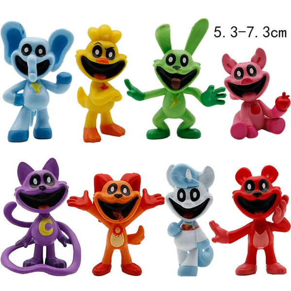 Planet Gates 6-15cm Smiling Critters Figure Smiling Critters Cat Nap Dog Day Catnap Dogday Figures Set Toy Model Toys Children Birthday Gifts