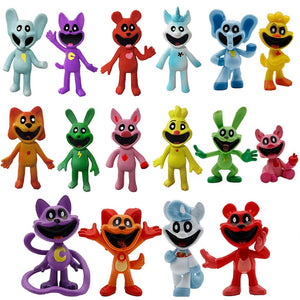 Planet Gates 6-15cm Smiling Critters Figure Smiling Critters Cat Nap Dog Day Catnap Dogday Figures Set Toy Model Toys Children Birthday Gifts