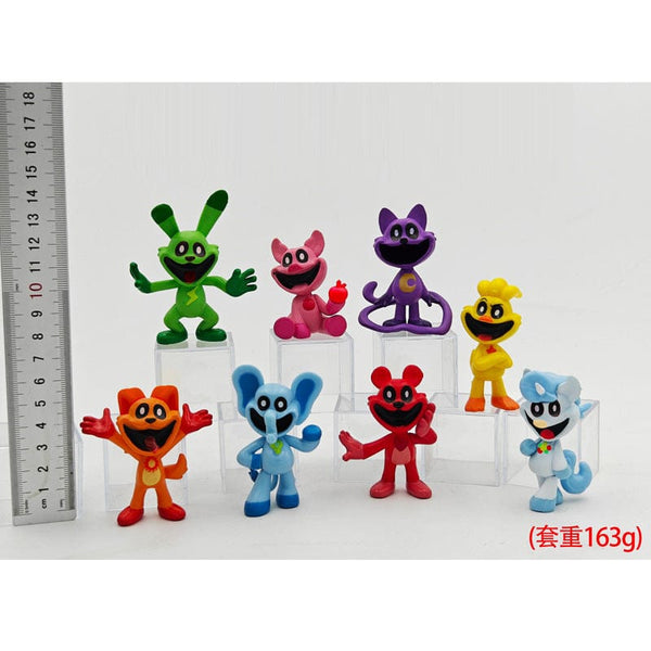 Planet Gates 6-15cm Smiling Critters Figure Smiling Critters Cat Nap Dog Day Catnap Dogday Figures Set Toy Model Toys Children Birthday Gifts