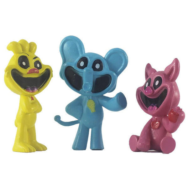 Planet Gates 6-15cm Smiling Critters Figure Smiling Critters Cat Nap Dog Day Catnap Dogday Figures Set Toy Model Toys Children Birthday Gifts