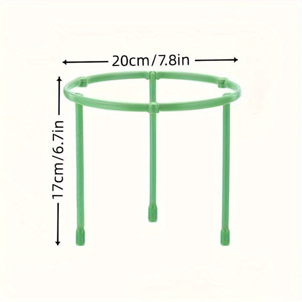 Planet Gates 6/18/30pcs Plant Support Stake, Plant Support Ring With Twist Strap, Flower Holder Bracket Splicable Flower Bracket Support Ring Support Rod Indoor Plant Flower Holder Balcony Chandelier Climbing Rattan Rack Pot