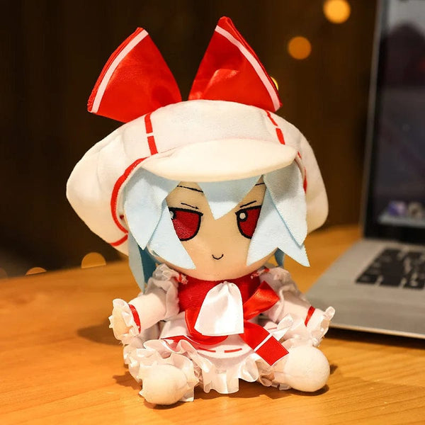 Planet Gates 6 20CM New Japan Anime TouHou Project Hakurei Reimu Kirisame Komeiji Koishi Cosplay Plush Doll Cute Stuffed Sitting Dolls Gifts