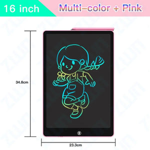Planet Gates 6.5/8.5/10/12/16/19In LCD Drawing Board Writing Tablet Digit Magic Blackboard Art Painting Tool Kids Toy Brain Game Child's Gift