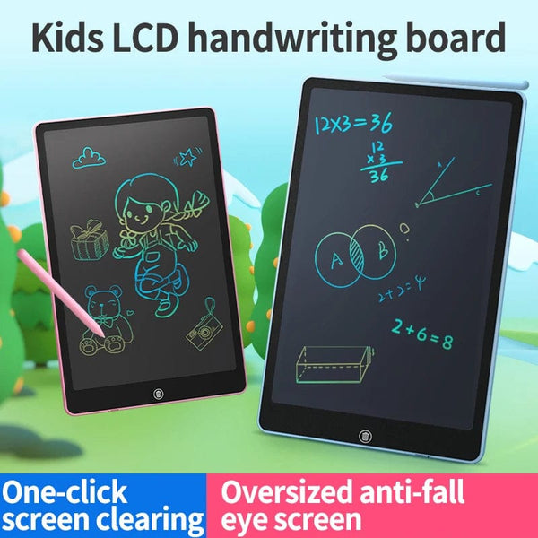 Planet Gates 6.5/8.5/10/12/16/19In LCD Drawing Board Writing Tablet Digit Magic Blackboard Art Painting Tool Kids Toy Brain Game Child's Gift
