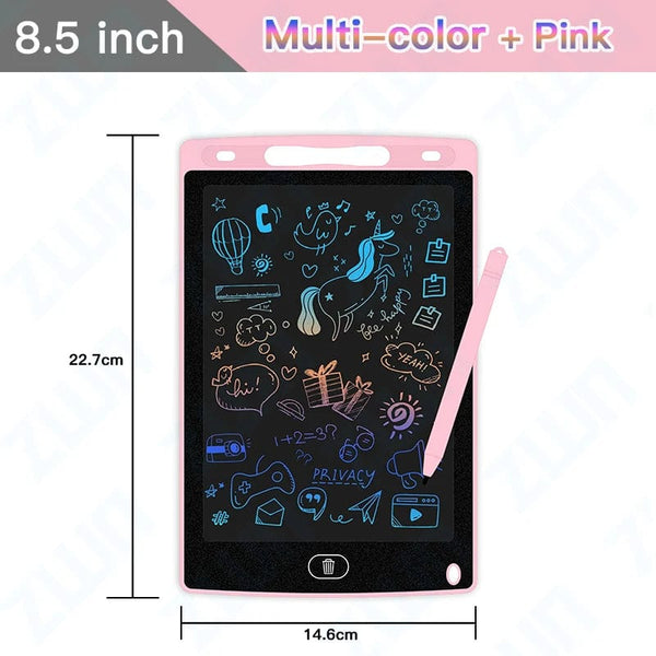 Planet Gates 6.5/8.5/10/12/16/19In LCD Drawing Board Writing Tablet Digit Magic Blackboard Art Painting Tool Kids Toy Brain Game Child's Gift