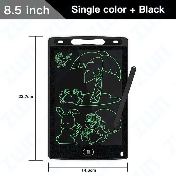 Planet Gates 6.5/8.5/10/12/16/19In LCD Drawing Board Writing Tablet Digit Magic Blackboard Art Painting Tool Kids Toy Brain Game Child's Gift