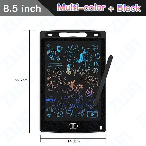 Planet Gates 6.5/8.5/10/12/16/19In LCD Drawing Board Writing Tablet Digit Magic Blackboard Art Painting Tool Kids Toy Brain Game Child's Gift