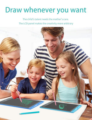 Planet Gates 6.5/8.5/10/12/16/19In LCD Drawing Board Writing Tablet Digit Magic Blackboard Art Painting Tool Kids Toy Brain Game Child's Gift