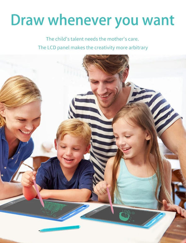 Planet Gates 6.5/8.5/10/12/16/19In LCD Drawing Board Writing Tablet Digit Magic Blackboard Art Painting Tool Kids Toy Brain Game Child's Gift