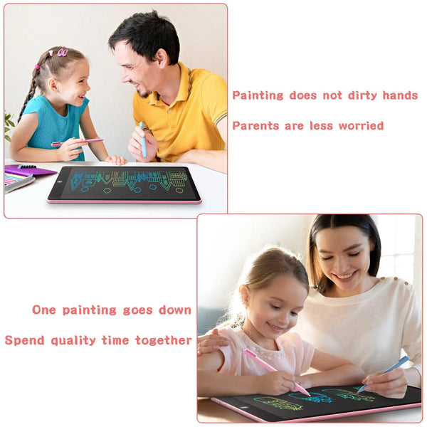 Planet Gates 6.5/8.5/10/12/16/19In LCD Drawing Board Writing Tablet Digit Magic Blackboard Art Painting Tool Kids Toy Brain Game Child's Gift
