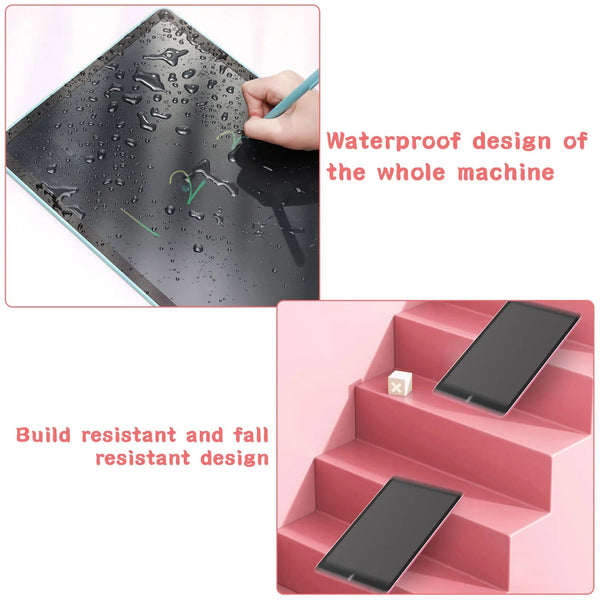 Planet Gates 6.5/8.5/10/12/16/19In LCD Drawing Board Writing Tablet Digit Magic Blackboard Art Painting Tool Kids Toy Brain Game Child's Gift