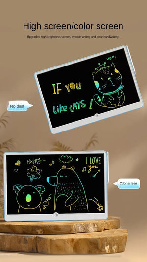 Planet Gates 6.5/8.5/10/12/16/19In LCD Drawing Board Writing Tablet Digit Magic Blackboard Art Painting Tool Kids Toy Brain Game Child's Gift