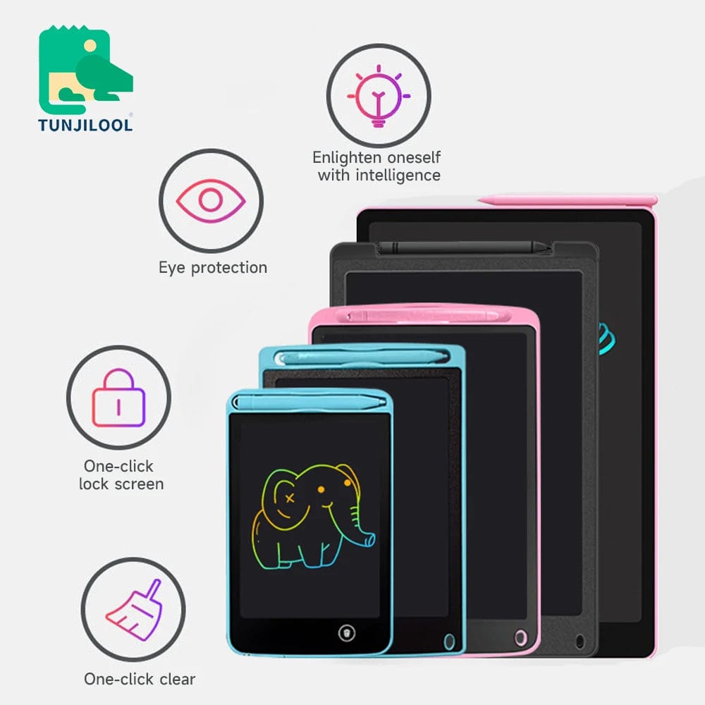 Planet Gates 6.5/8.5/10/12 inch LCD Writing Tablet Drawing Board Montessori Educational Toys for Children Drawing Toys for Kids Boys Gifts