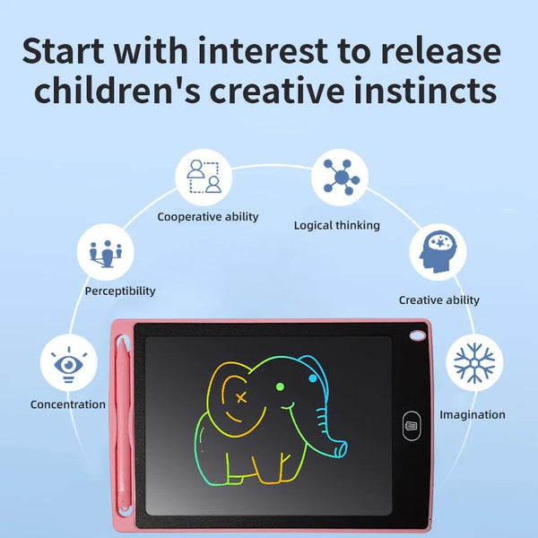 Planet Gates 6.5/8.5/10/12 inch LCD Writing Tablet Drawing Board Montessori Educational Toys for Children Drawing Toys for Kids Boys Gifts