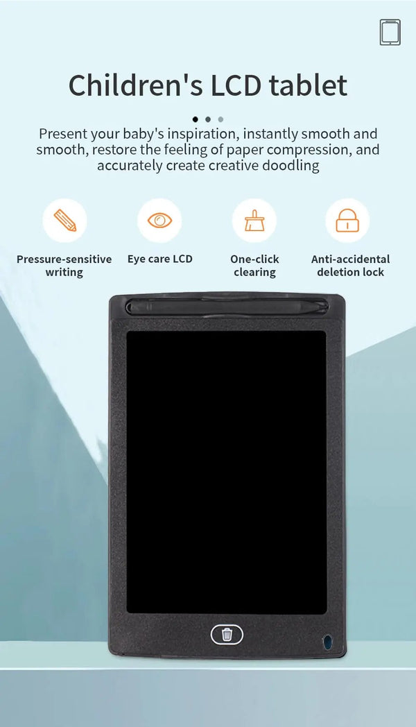 Planet Gates 6.5/8.5/10/12 inch LCD Writing Tablet Drawing Board Montessori Educational Toys for Children Drawing Toys for Kids Boys Gifts