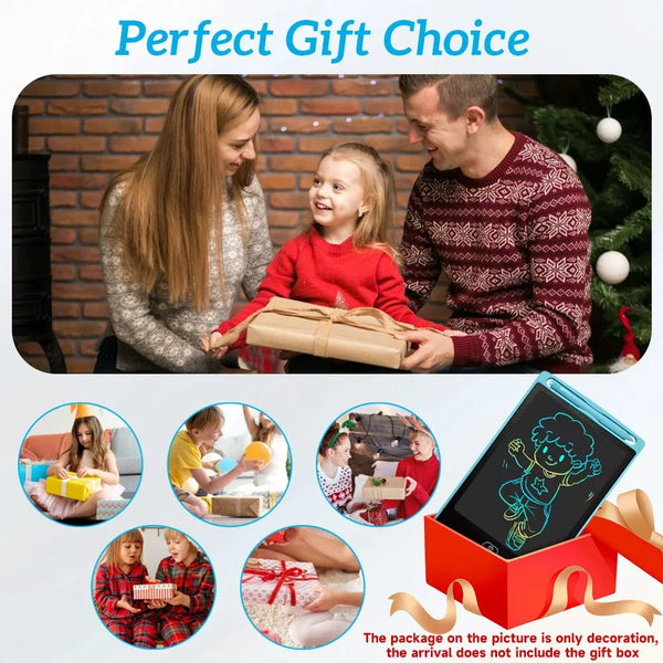 Planet Gates 6.5/8.5/10/12 inch LCD Writing Tablet Drawing Board Montessori Educational Toys for Children Drawing Toys for Kids Boys Gifts