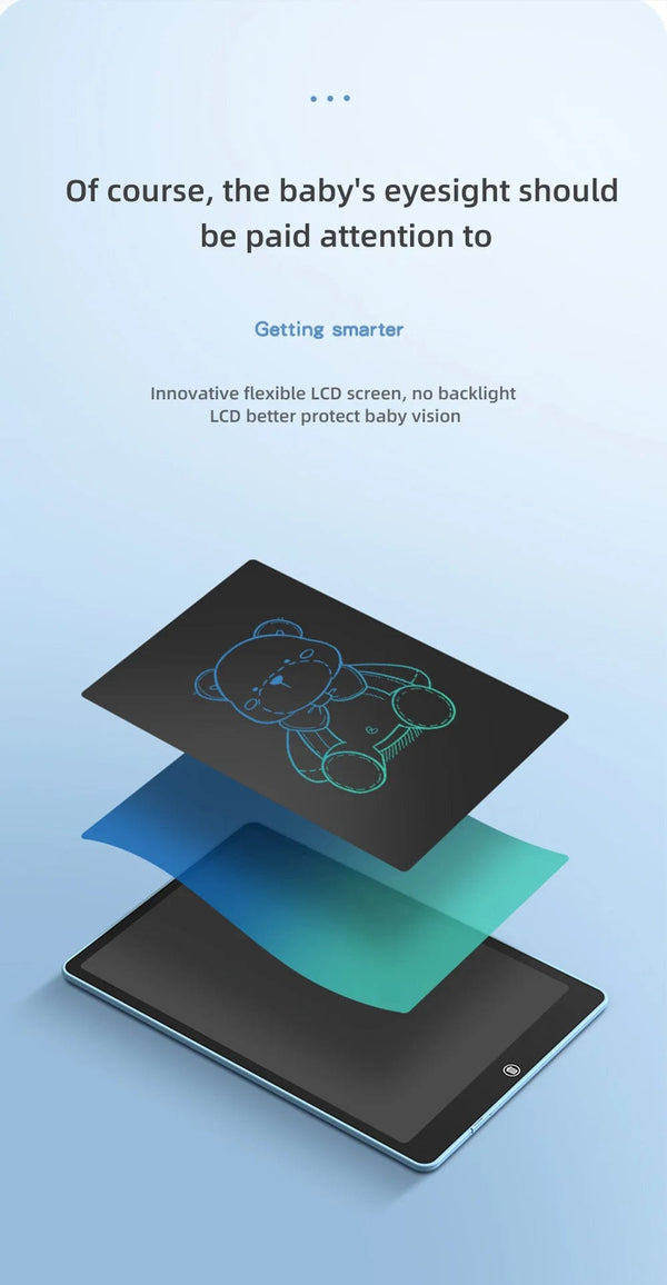 Planet Gates 6.5/8.5/10/12 inch LCD Writing Tablet Drawing Board Montessori Educational Toys for Children Drawing Toys for Kids Boys Gifts