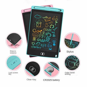 Planet Gates 6.5/8.5inch LCD Writing Tablet Drawing Board Kids Graffiti Sketchpad Toys Handwriting Blackboard Magic Drawing Board Toy Gift