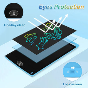 Planet Gates 6.5 in Color LCD Writing Board , Children's Drawing Toys,Gifts for CHILDREN'S Birthdays, Halloween, Christmas, and Easter