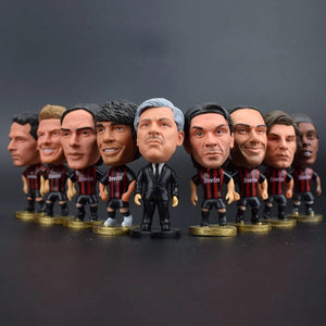 Planet Gates 6.5cm KAKA Pirlo Maldini Inzaghi Nesta 2.5in AC2021 Activity Doll