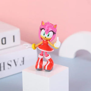 Planet Gates 6 6 Style Hot Selling Sonics Film and Television PVC Character Toy Hedgehog Shadow Tail Figure Model Dolls Children Animal Toys
