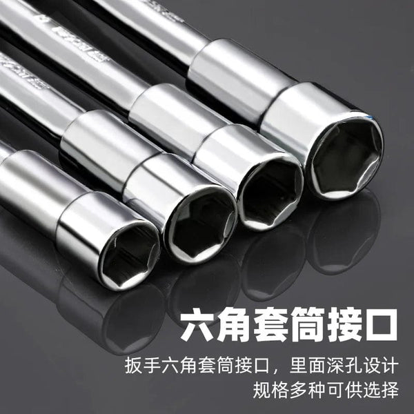 Planet Gates 6 7 9 10mm CRV Steel L Type Socket Spanner L Wrench 6 Point Hand Tools Automotive Mechanical Tool
