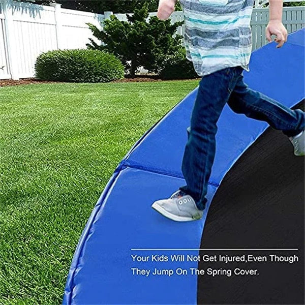 Planet Gates 6/8/10 Feet Trampoline Protection Mat Trampoline Safety Pad Round Spring Water-Resistant Protective Cover Home Sport Accessories