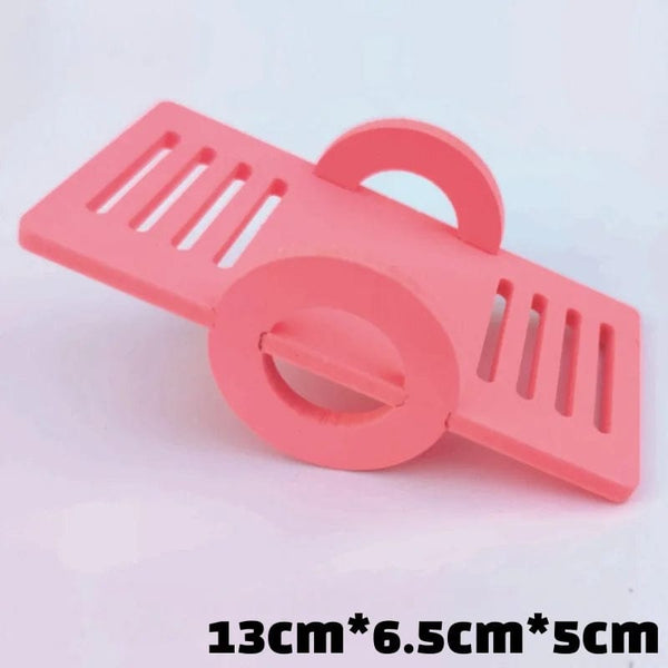 Planet Gates 6-A Pet Hamster Toys Wooden Rainbow Bridge Seesaw Swing Toys Small Animal Activity Climb Toy DIY Hamster Cage Accessories