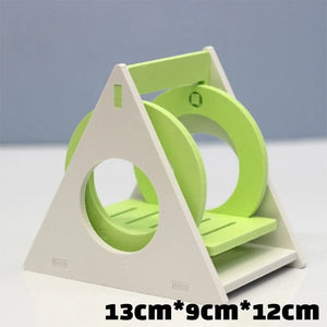 Planet Gates 6-A Pet Hamster Toys Wooden Rainbow Bridge Seesaw Swing Toys Small Animal Activity Climb Toy DIY Hamster Cage Accessories