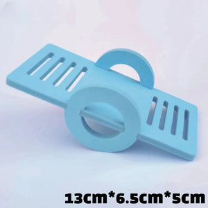 Planet Gates 6-A Pet Hamster Toys Wooden Rainbow Bridge Seesaw Swing Toys Small Animal Activity Climb Toy DIY Hamster Cage Accessories