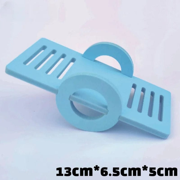 Planet Gates 6-A Pet Hamster Toys Wooden Rainbow Bridge Seesaw Swing Toys Small Animal Activity Climb Toy DIY Hamster Cage Accessories