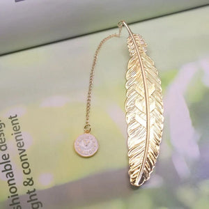 Planet Gates 6 Cute Metal Feather Bookmark  Kawaill Novelty Book Reading Item Creative Gift for Kids Children Stationery Teacher Supplies