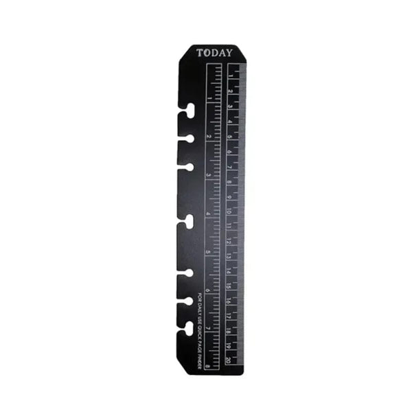 Planet Gates 6 Hole A5 A6 A7 Bookmark Straight Ruler Children Math Drafting Drawing Ruler Clear Flexible Dividing Ruler