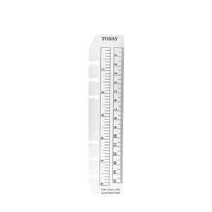 Planet Gates 6 Hole A5 A6 A7 Bookmark Straight Ruler Children Math Drafting Drawing Ruler Clear Flexible Dividing Ruler