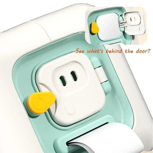 Planet Gates 6 in 1 Montessori Educational Toys Sensory Busy Board Baby Practice Skills Drawer Cube Fidget Educational Toys for Girl Boy