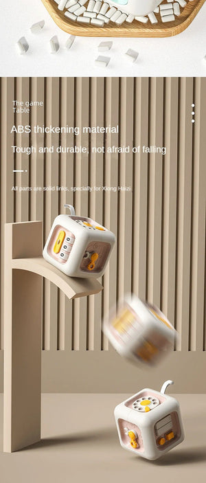 Planet Gates 6 in 1 Montessori Educational Toys Sensory Busy Board Baby Practice Skills Drawer Cube Fidget Educational Toys for Girl Boy