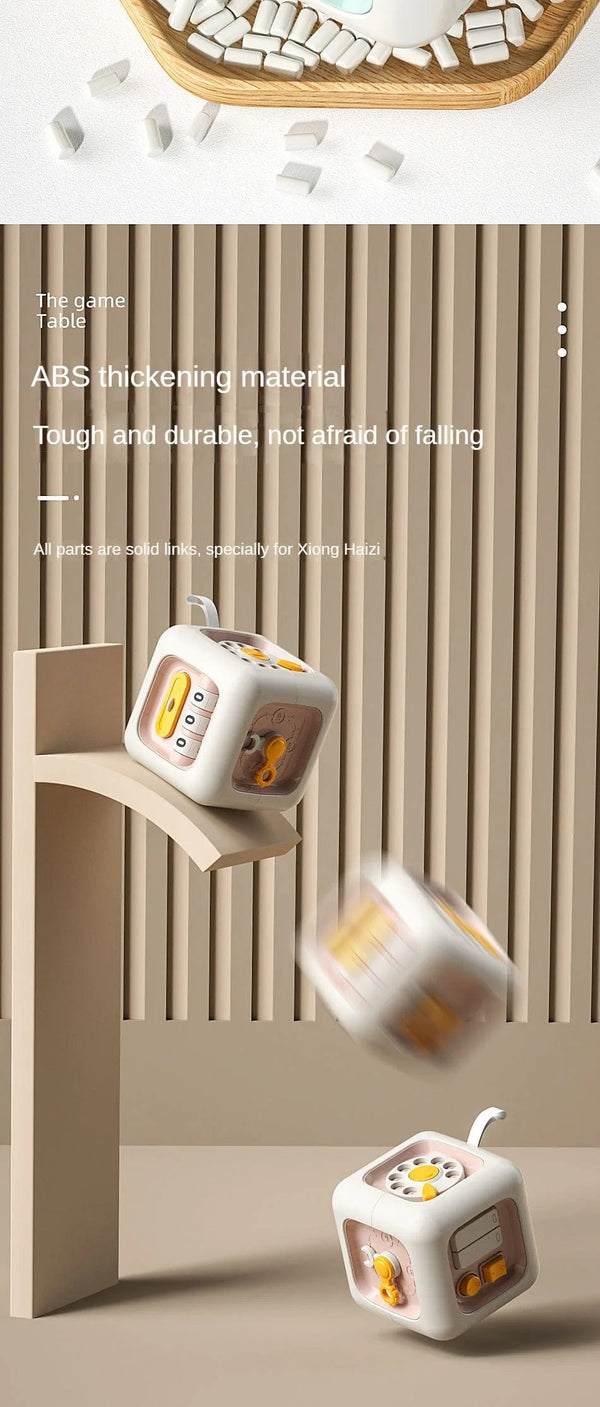 Planet Gates 6 in 1 Montessori Educational Toys Sensory Busy Board Baby Practice Skills Drawer Cube Fidget Educational Toys for Girl Boy