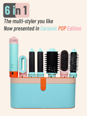 Planet Gates 6 In 1 Multi Styler New Design Hair Dryer For Hair 6 in 1 hair styler With Curling Barrel Hot Air Brush Styling Tool MultiStyler