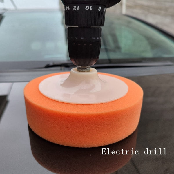 Planet Gates 6 Inches Effortlessly Polish & Wax Your Car With This 6 Drill Polisher & Polishing Pad Set!