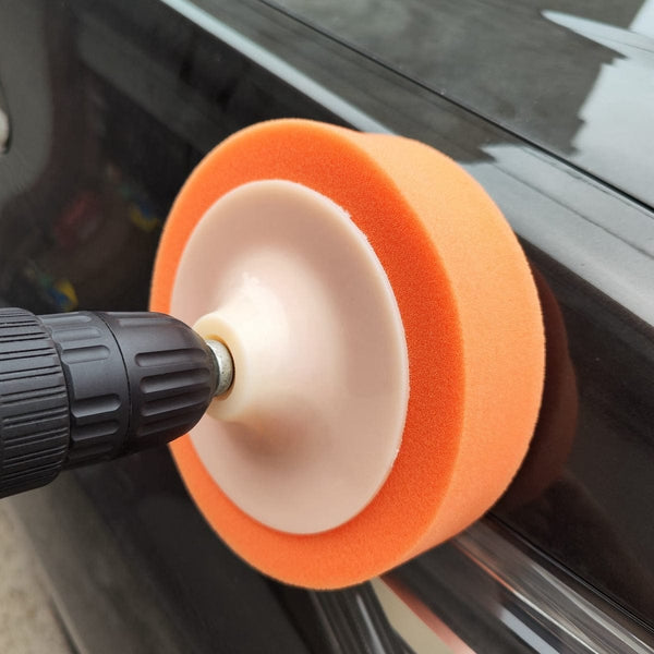 Planet Gates 6 Inches Effortlessly Polish & Wax Your Car With This 6 Drill Polisher & Polishing Pad Set!