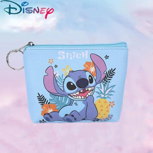 Planet Gates 6 New Disney Stitch Coin Purse Cartoon Anime Pu Key Case Coin Storage Bag Children Wallet Mini Clutch Christmare Gifts for Kids