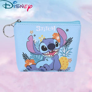 Planet Gates 6 New Disney Stitch Coin Purse Cartoon Anime Pu Key Case Coin Storage Bag Children Wallet Mini Clutch Christmare Gifts for Kids