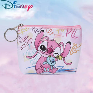Planet Gates 6 New Disney Stitch Coin Purse Cartoon Anime Pu Key Case Coin Storage Bag Children Wallet Mini Clutch Christmare Gifts for Kids