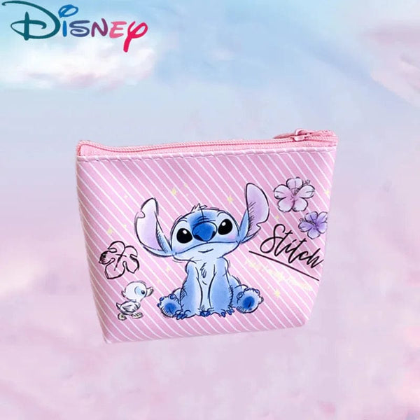 Planet Gates 6 New Disney Stitch Coin Purse Cartoon Anime Pu Key Case Coin Storage Bag Children Wallet Mini Clutch Christmare Gifts for Kids